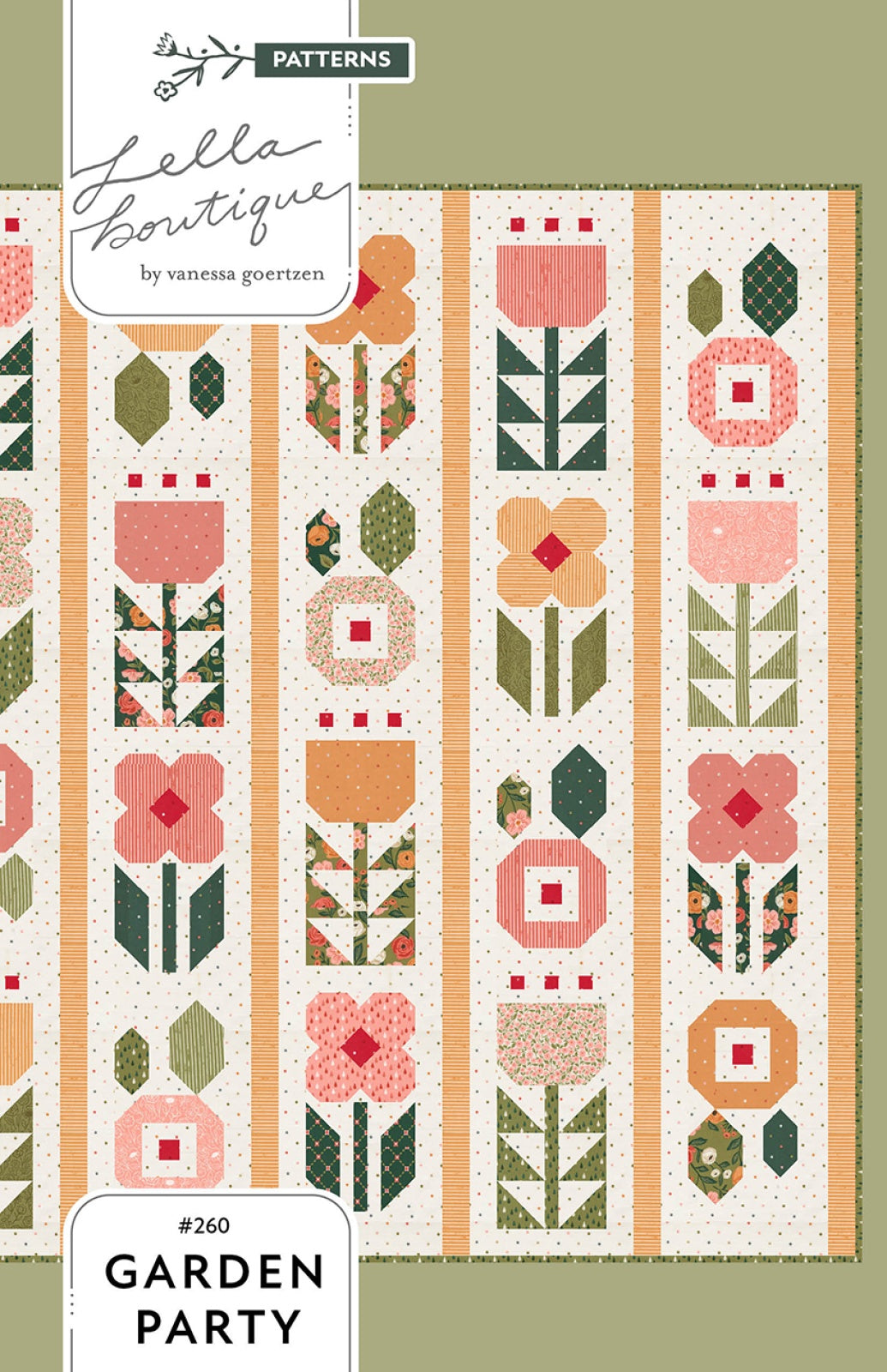 Garden Party Quilt Pattern by Lella Boutique