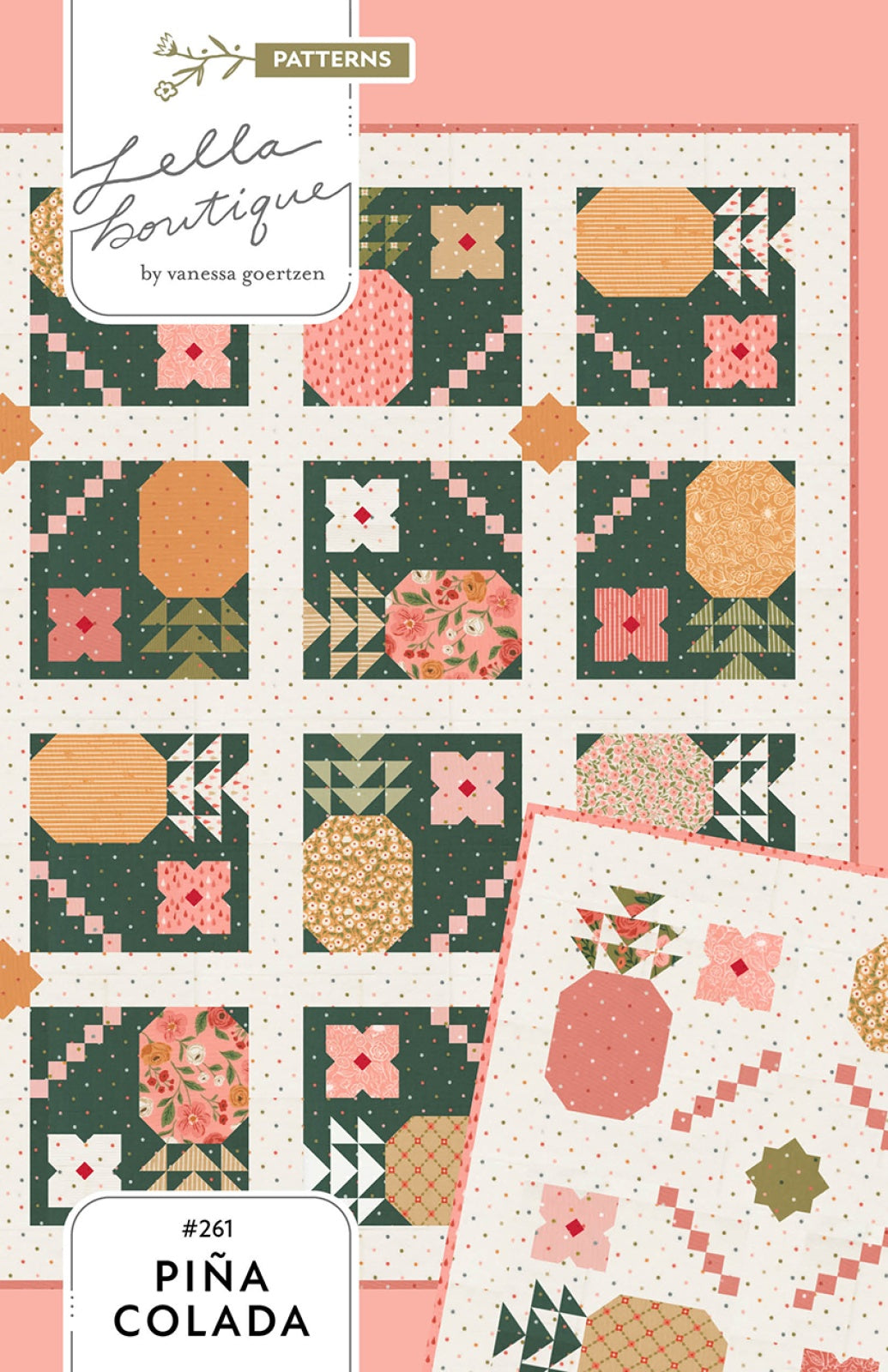Piña Colada Quilt Pattern by Lella Boutique