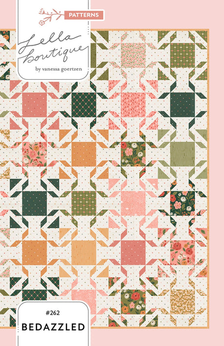Bedazzled Quilt Pattern - Lella Boutique - 60½" x 72½"
