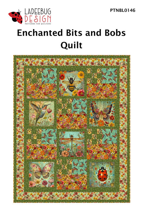 Enchanted Bits and Bobs Quilt Pattern by Ladeebug Designs