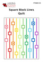 Square Block Lines Quilt Pattern by Ladeebug Designs