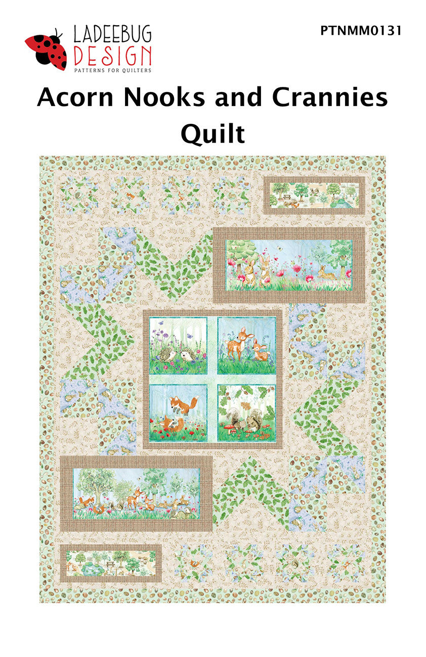 Acorn Nooks and Crannies Quilt Pattern by Ladeebug Designs