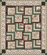 Hidden Forest Boxes Quilt Pattern by Ladeebug Designs