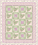 Budding Rose Patch Quilt Pattern by Ladeebug Designs