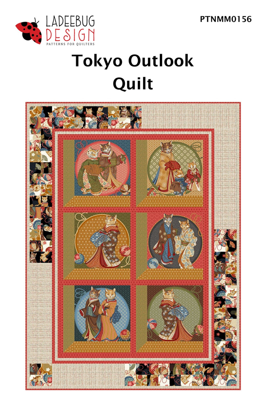 Tokyo Outlook Quilt Pattern by Ladeebug Designs