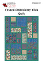 Tossed Embroidery Tiles Quilt Pattern by Ladeebug Designs