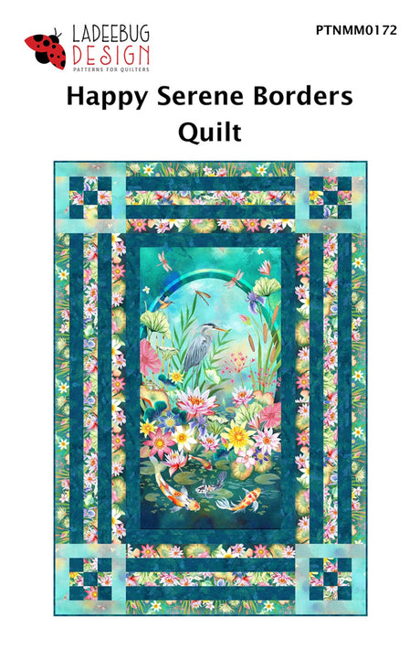 Happy Serene Borders Quilt Pattern by Ladeebug Designs