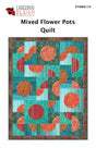 Mixed Flower Pots Quilt Pattern by Ladeebug Designs