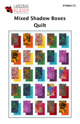 Mixed Shadow Boxes Quilt Pattern by Ladeebug Designs