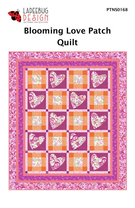 Blooming Love Patch Quilt Pattern by Ladeebug Designs