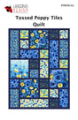 Tossed Poppy Tiles Quilt Pattern by Ladeebug Designs