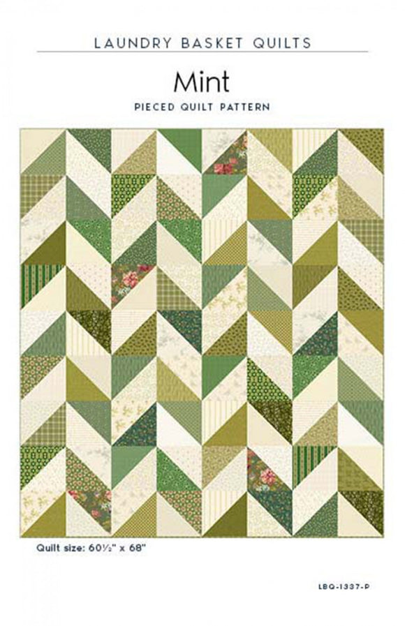 Mint Quilt Pattern by Laundry Basket
