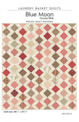 Blue Moon - Cocoa Pink Quilt Pattern by Laundry Basket