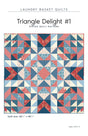 Triangle Delight Quilt Pattern by Laundry Basket