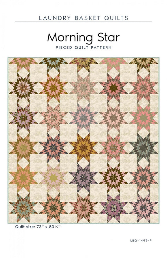 Morning Star Quilt Pattern by Laundry Basket