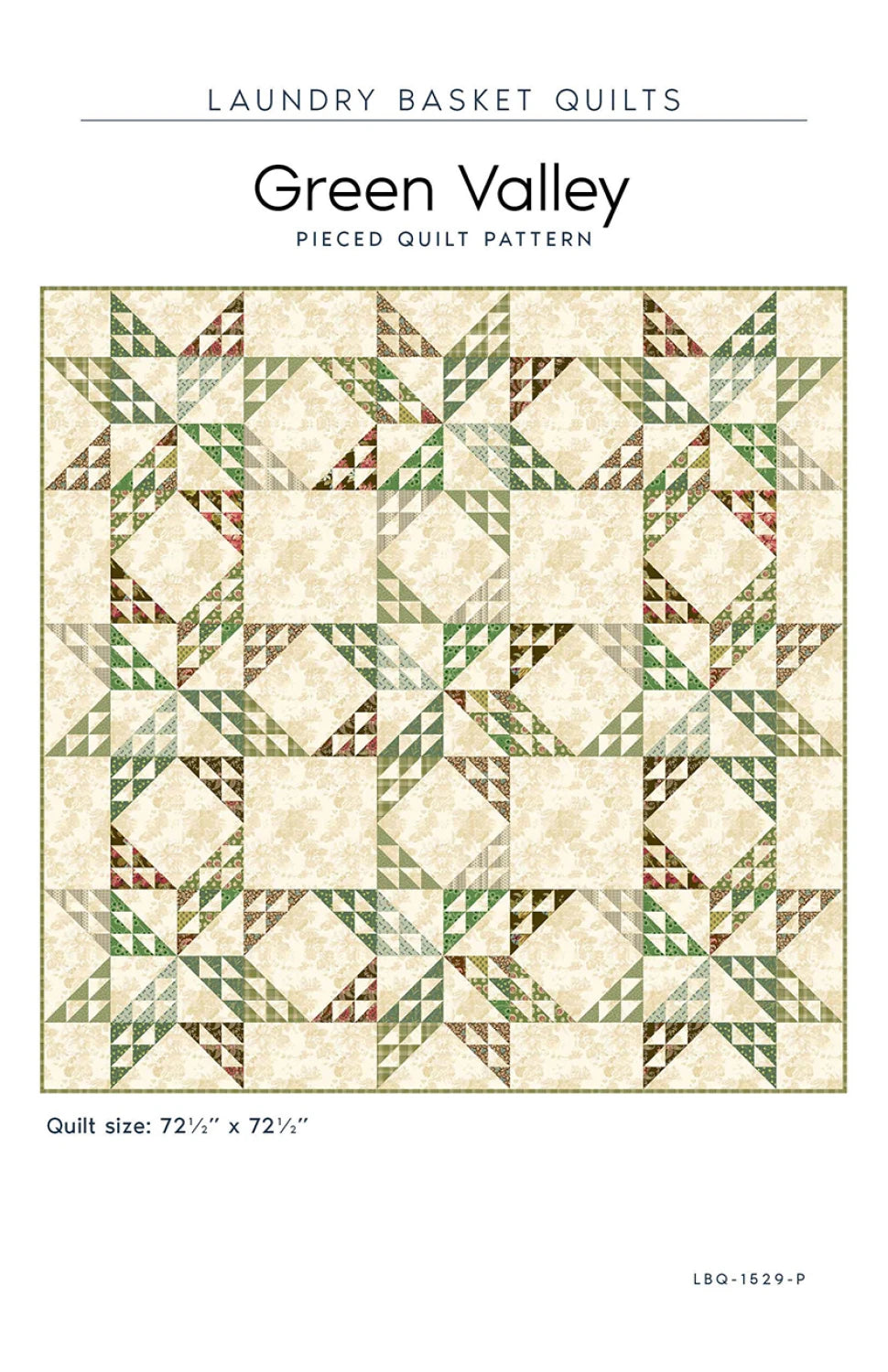 Green Valley Quilt Pattern by Laundry Basket