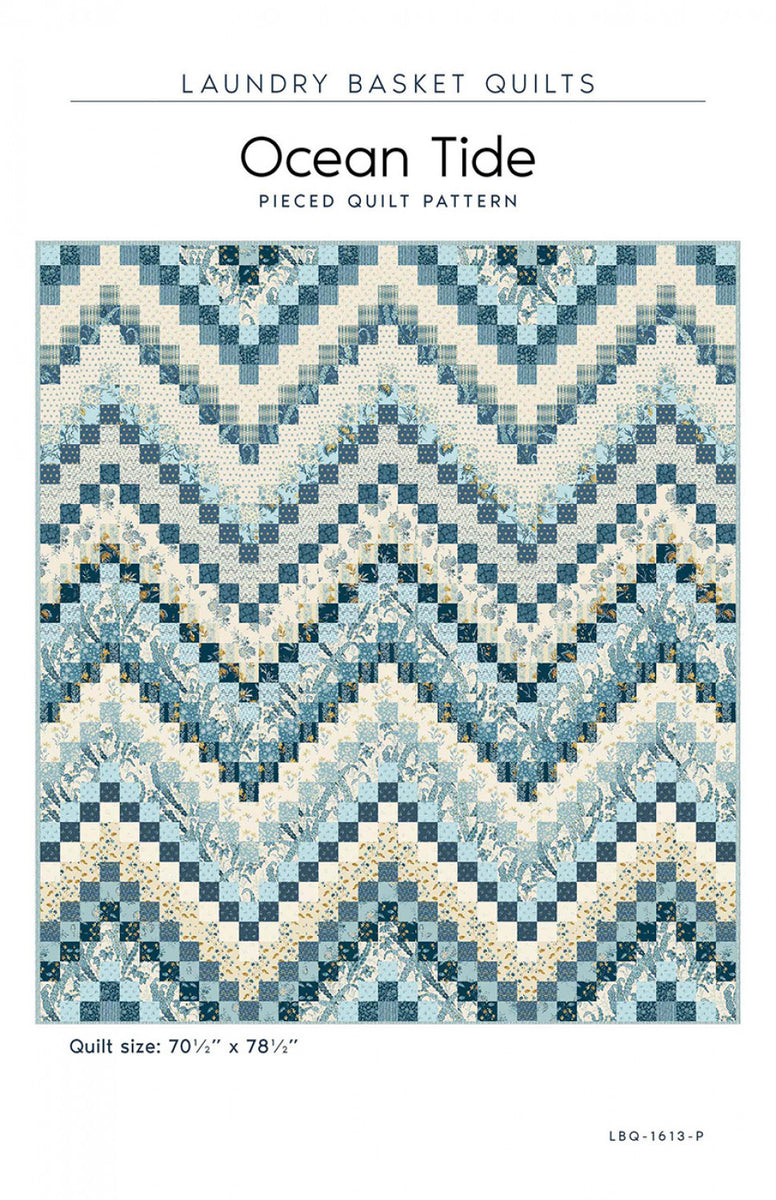 Ocean Tide Quilt Pattern – Quilting Books Patterns and Notions