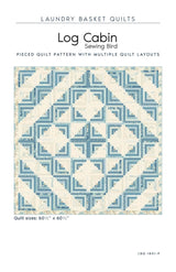 Log Cabin - Sewing Bird Quilt Pattern by Laundry Basket
