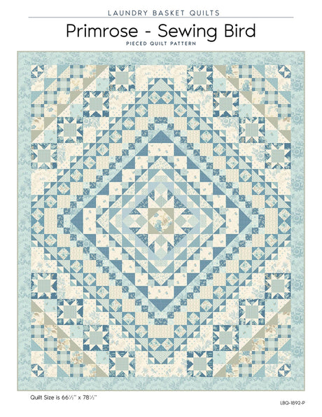 Primrose - Sewing Bird Quilt Pattern by Laundry Basket Quilts