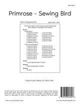 Primrose - Sewing Bird Quilt Pattern