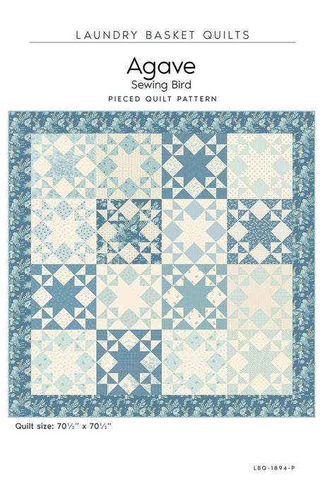 Agave - Sewing Bird Quilt Pattern by Laundry Basket Quilts
