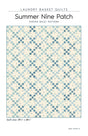 Summer Nine Patch Quilt Pattern by Laundry Basket Quilts