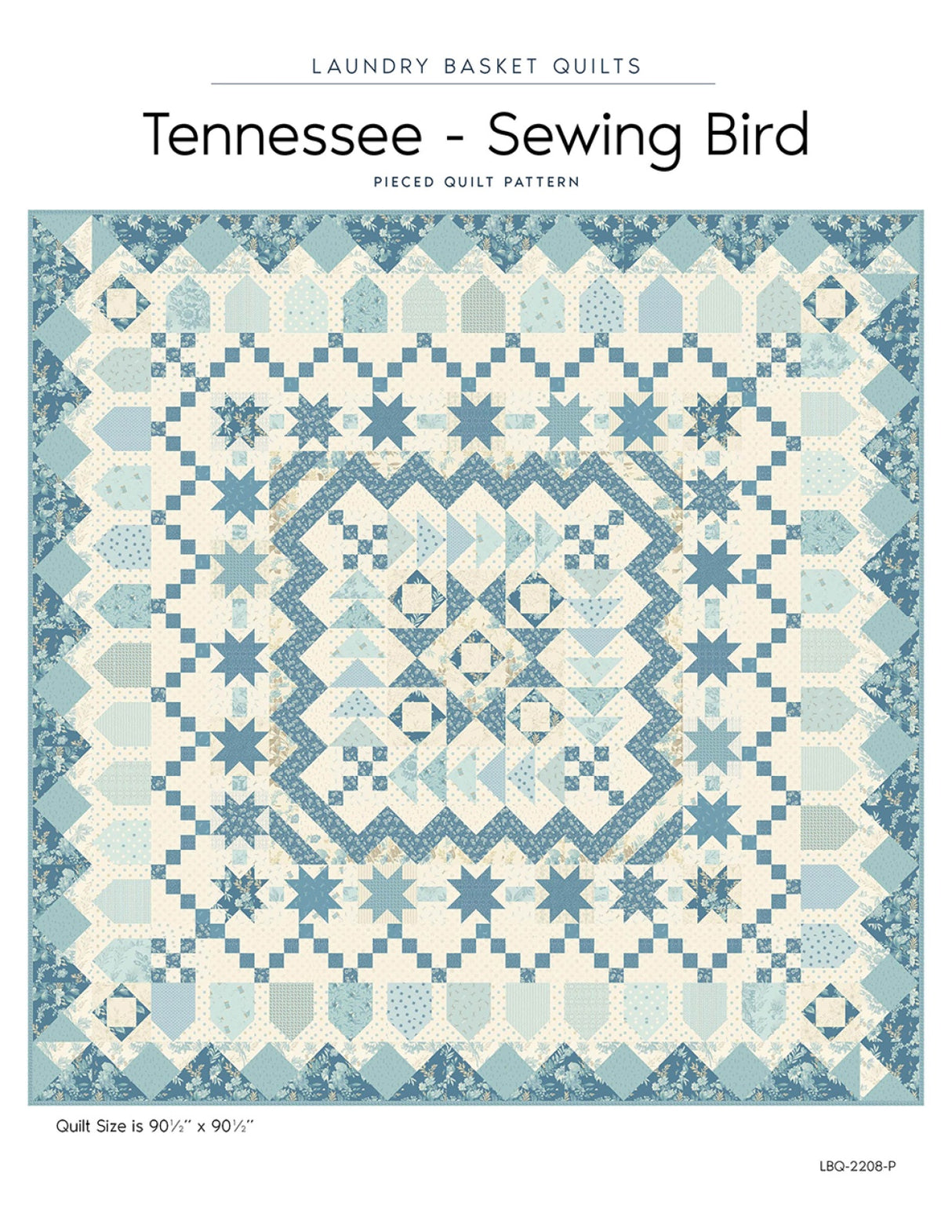 Tennessee - Sewing Bird Quilt Pattern by Laundry Basket Quilts