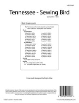 Back of the Tennessee - Sewing Bird Quilt Pattern by Laundry Basket Quilts
