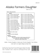 Back of the Alaska - Farmers Daughter Quilt Pattern by Laundry Basket Quilts
