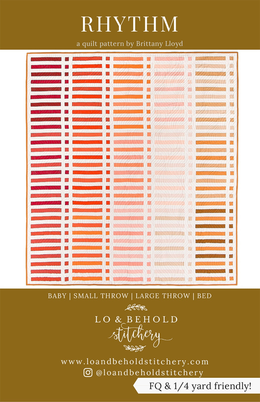 Rhythm Quilt Pattern by Lo & Behold Stitchery