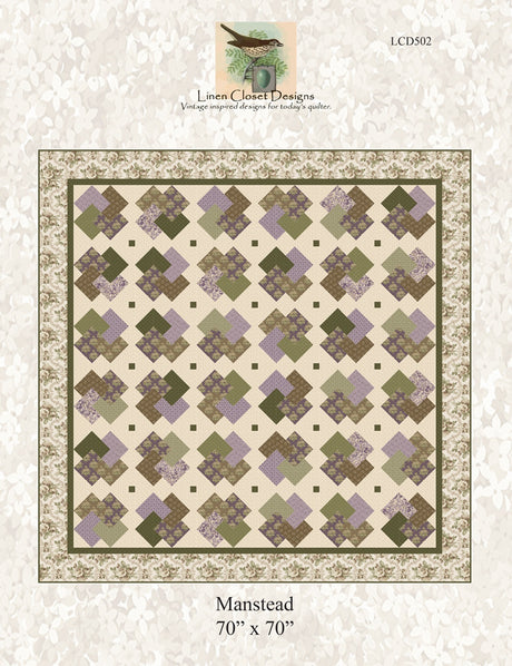 Manstead Quilt Pattern by Linen Closet Designs