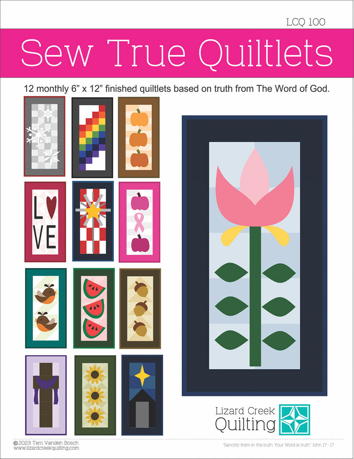 Sew True Quiltlets Pattern by Lizard Creek Quilting