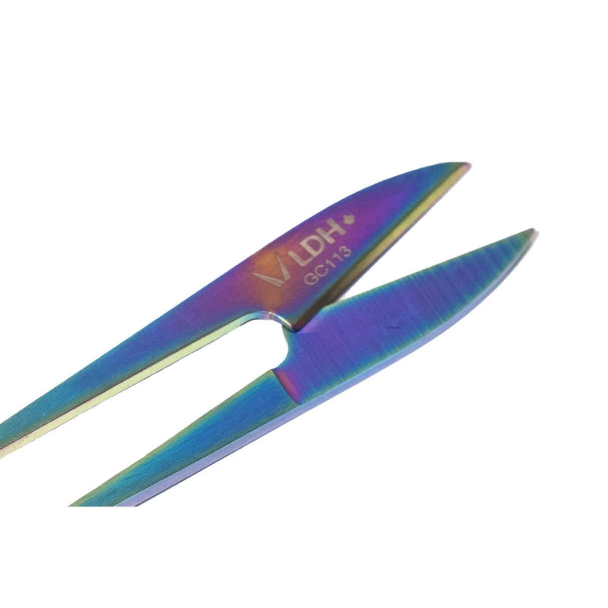 Back of the Prism One-piece Thread Snips by LDH Scissors