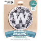 Leisure Arts Embroidery Kit 6" Monogram by Leisure Arts