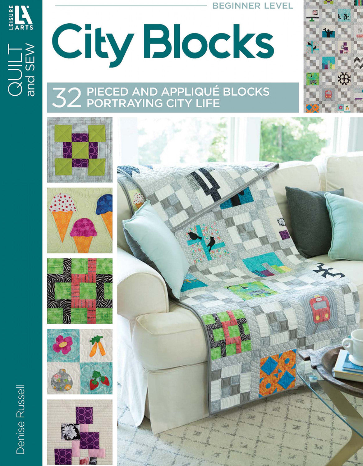 Quilt & Sew City Block Book by Leisure Arts