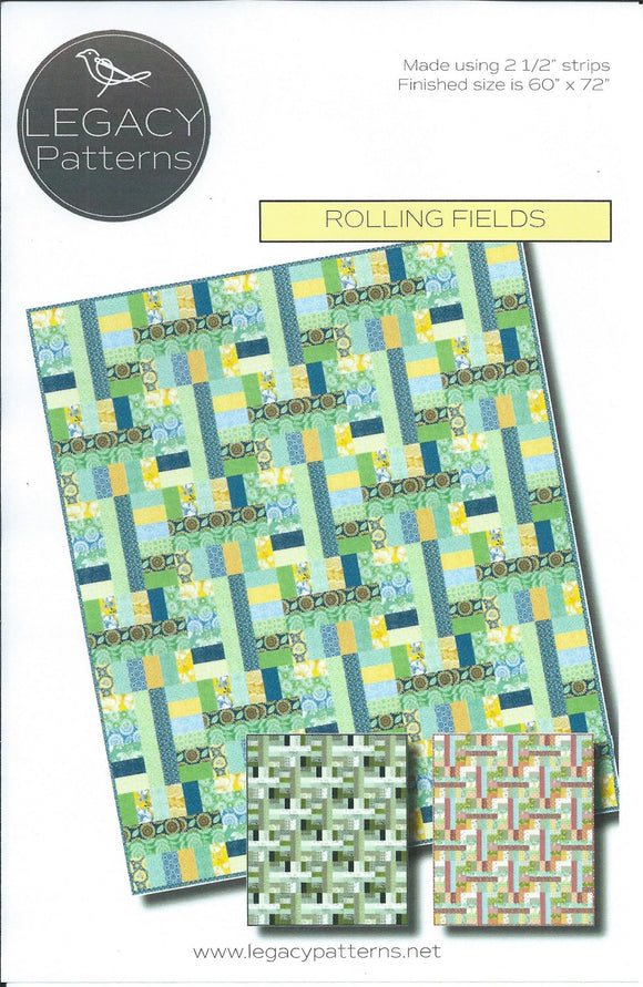 Rolling Fields Quilt Pattern by Legacy Patterns