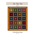 Tic Tac Toe Quilt Pattern by Lamb Farm Designs