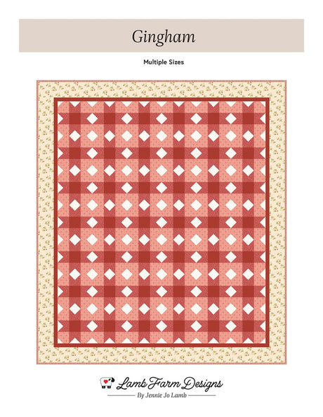 Gingham Quilt Pattern by Lamb Farm Designs