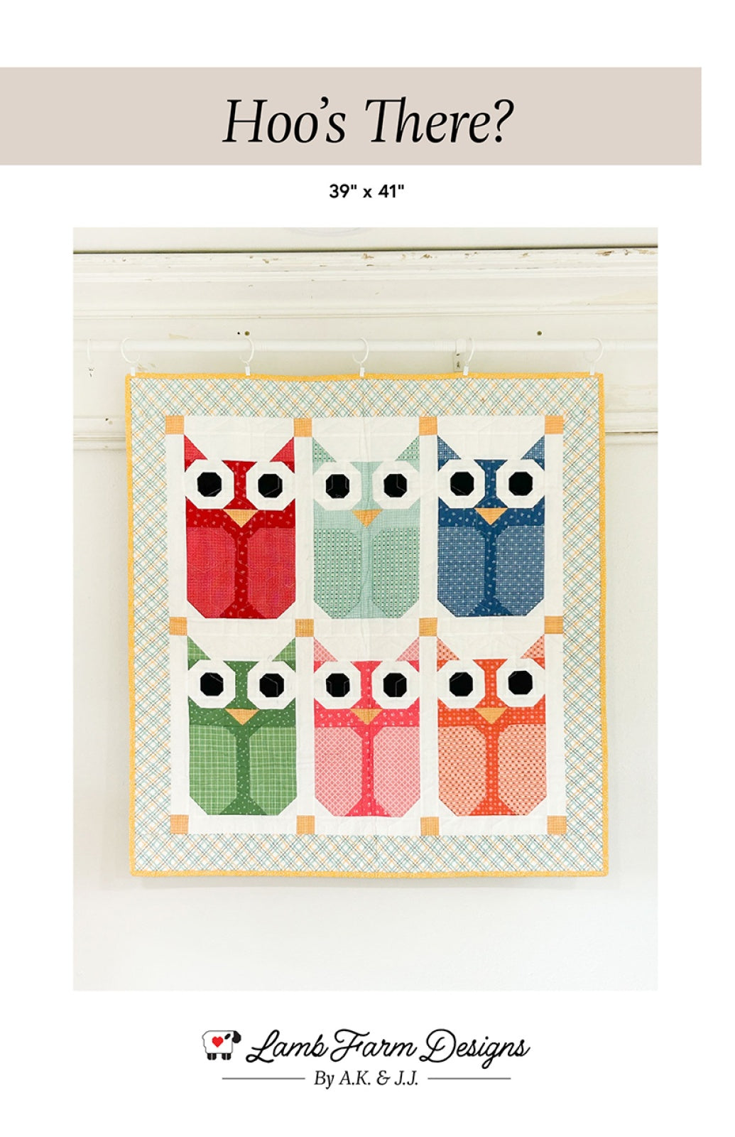Hoo's There? Quilt Pattern by Lamb Farm Designs