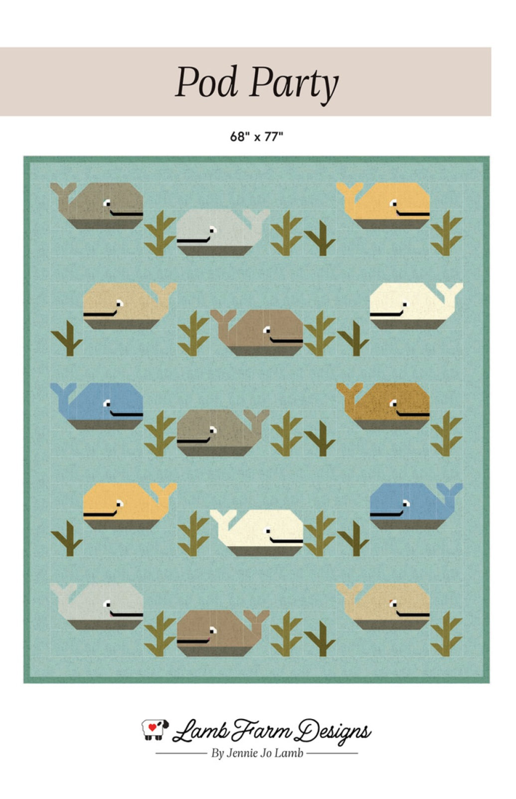 Pod Party Quilt Pattern by Lamb Farm Designs