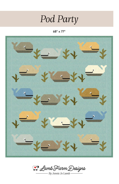 Pod Party Quilt Pattern by Lamb Farm Designs