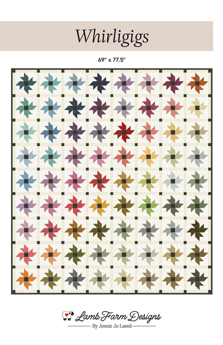 Whirligigs Pattern Quilt Pattern by Lamb Farm Designs