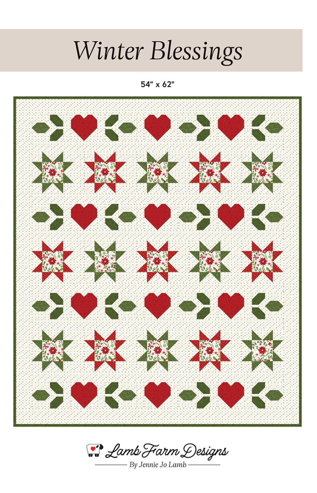 Winter Blessings Quilt Pattern by Lamb Farm Designs