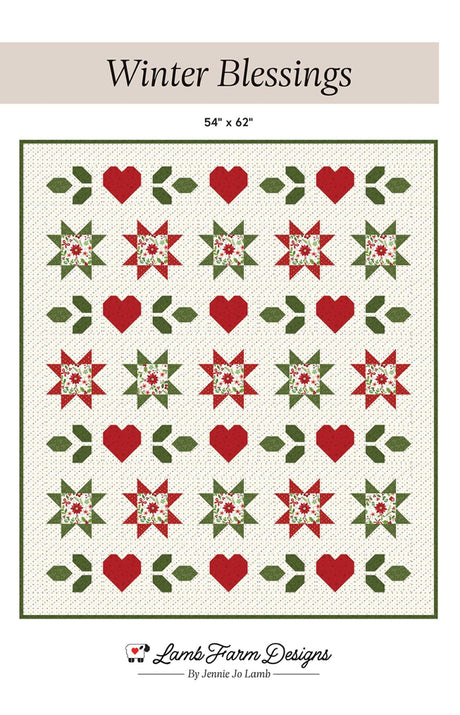 Winter Blessings Quilt Pattern by Lamb Farm Designs