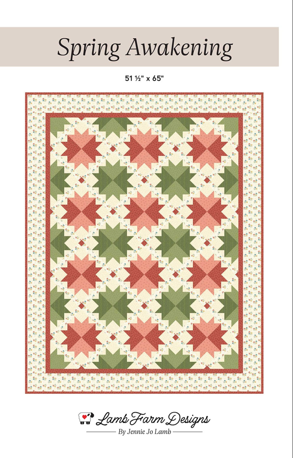 Spring Awakening Quilt Pattern by Lamb Farm Designs