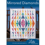 Mirrored Diamonds Quilt Pattern by Leila Gardunia Design