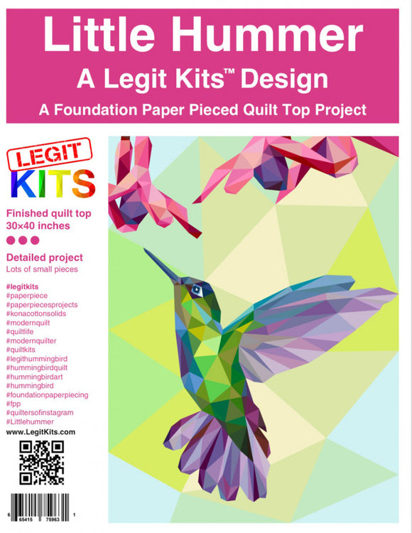 Little Hummer Quilt Pattern by Legit Kits, LLC