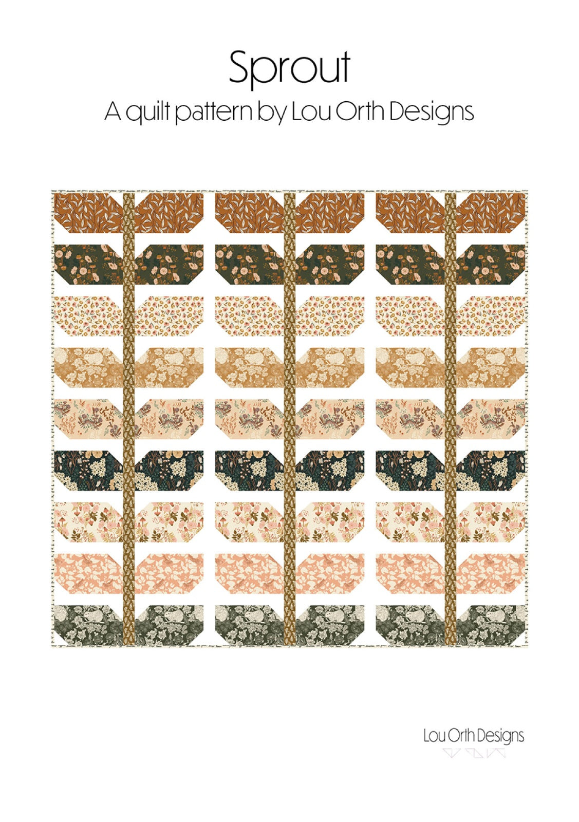 Sprout Quilt Quilt Pattern by Lou Orth