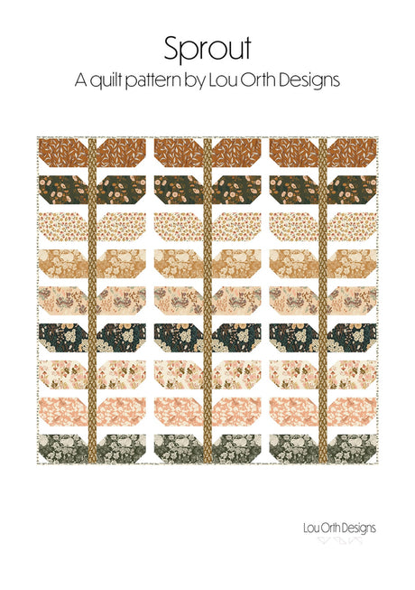 Sprout Quilt Quilt Pattern by Lou Orth