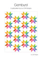 Gemburst Quilt Pattern by Lou Orth